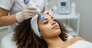 Women receiving Hydrafacial treatment in Orlando, FL
