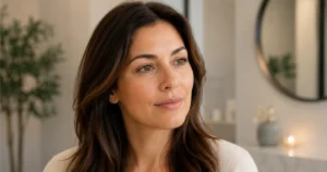 Portrait Woman with natural skin texture